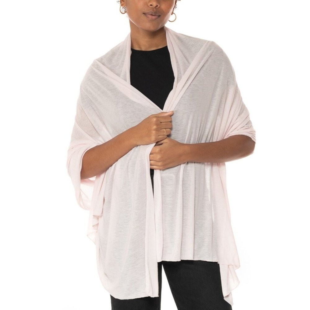 Jenni on Repeat Jersey Wrap Scarf, Created for Macy's - Blush